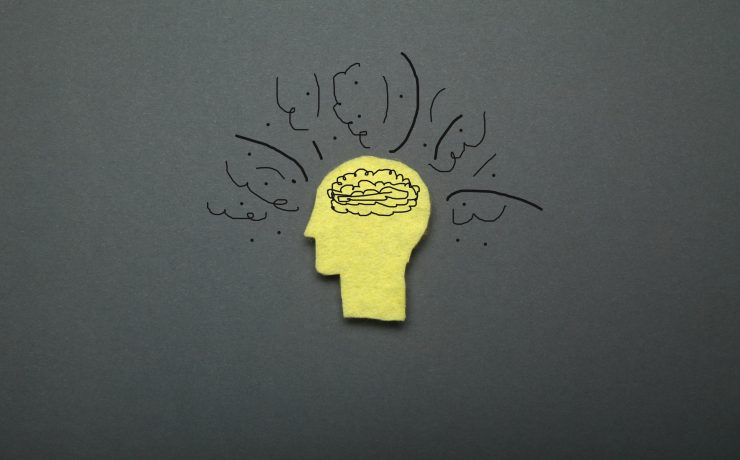 Illustration of a cluttered mind