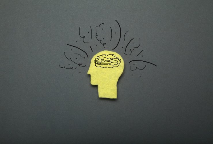 Illustration of a cluttered mind