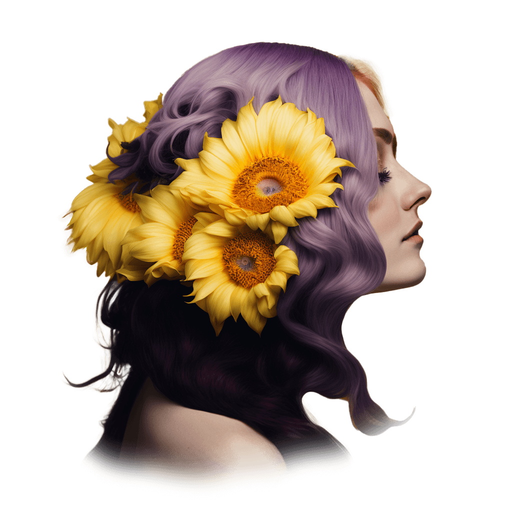 Nooct A woman with beautiful hair has sunflowers in it giving h 08d1b9b2 a9ab 4254 bd6d 1214cfc5b57d by Soft Reboot Wellness in Oakland, CA